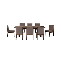 Comedor Rectangular con 8 Sillas Quebec