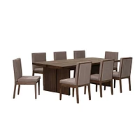 Comedor Rectangular con 8 Sillas Quebec