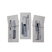 Cuadro Clouth, Set de 3 Piezas