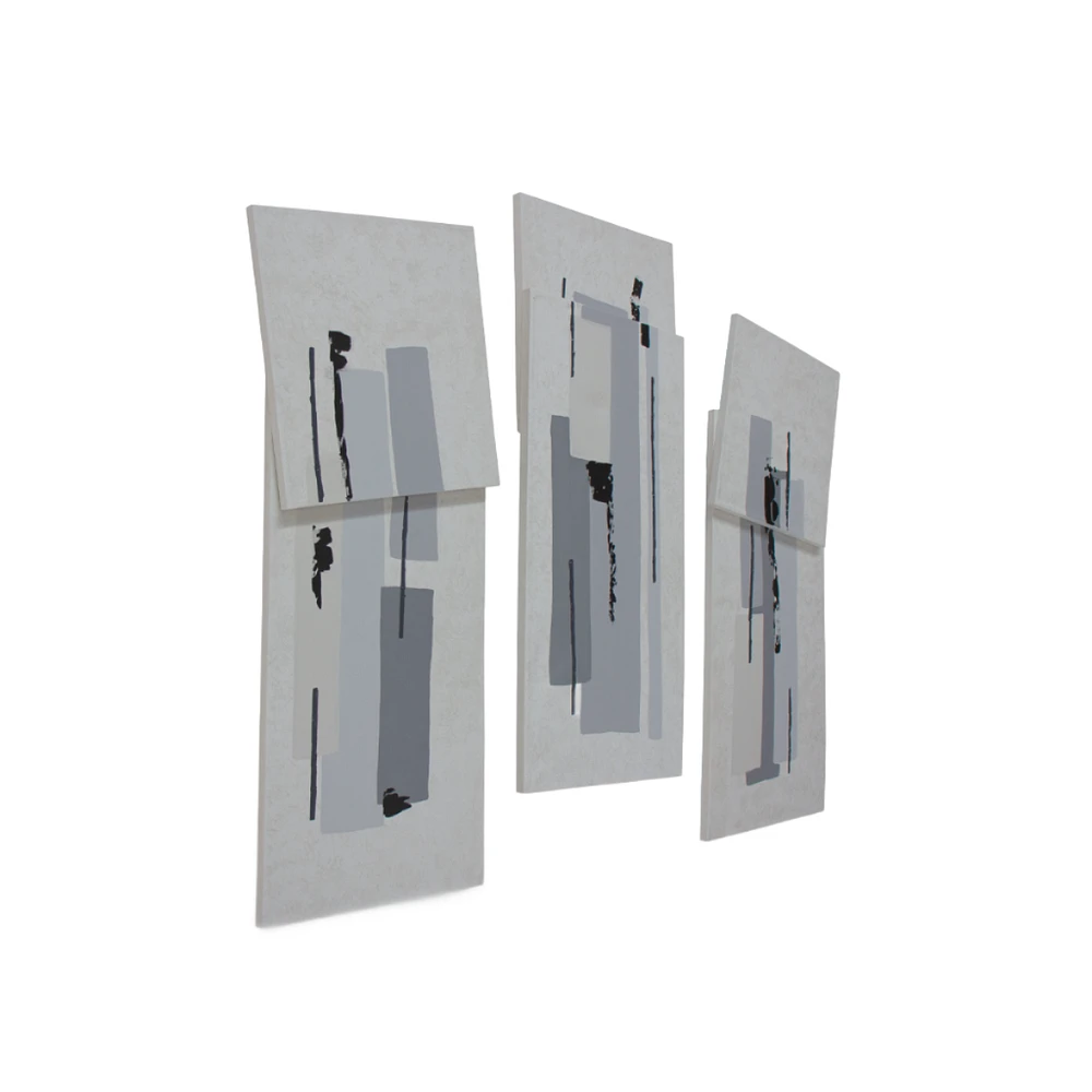 Cuadro Clouth, Set de 3 Piezas