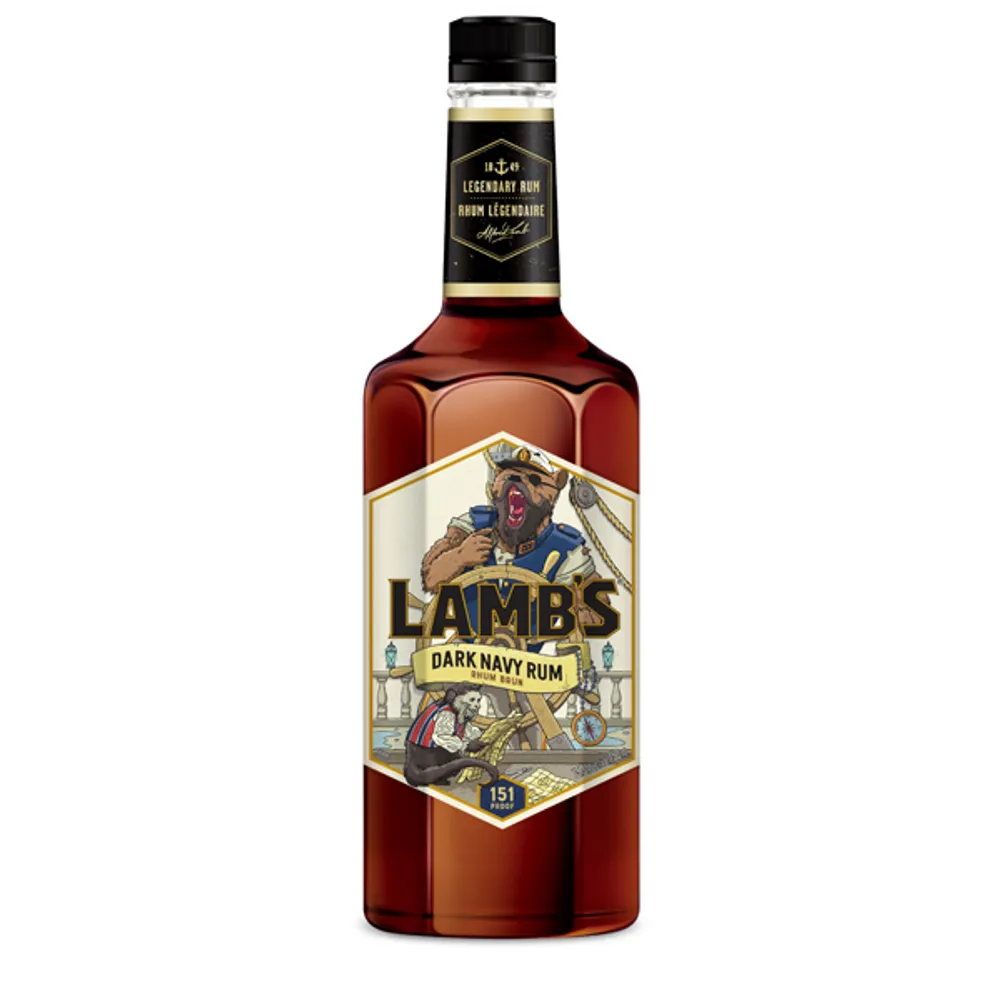 Lambs Navy 151 Overproof Dark Rum