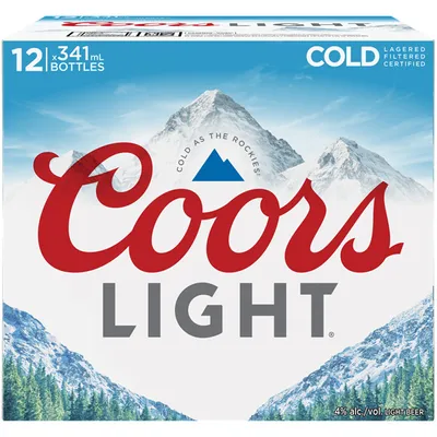 Coors Light Lager Bottle Pack