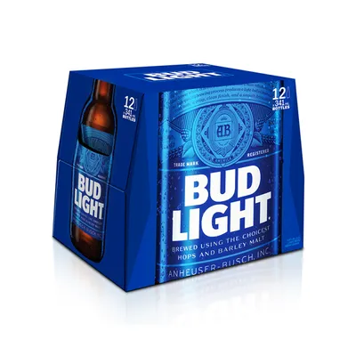 Bud Light Lager 12 Bottle Pack