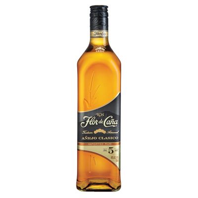 Flor De Cana Black Label 5 Yr Old Amber Rum