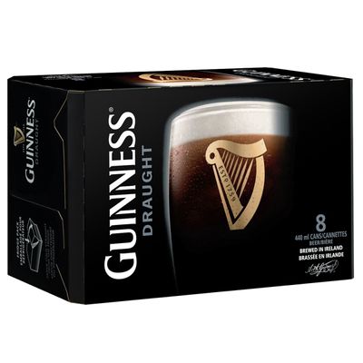Guinness Pub Draught Stout 8 Can Pack