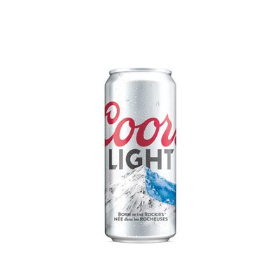 Coors Light Lager Can