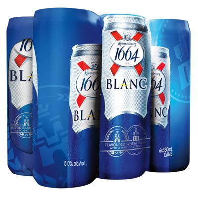 Kronenbourg 1664 Blanc Cans