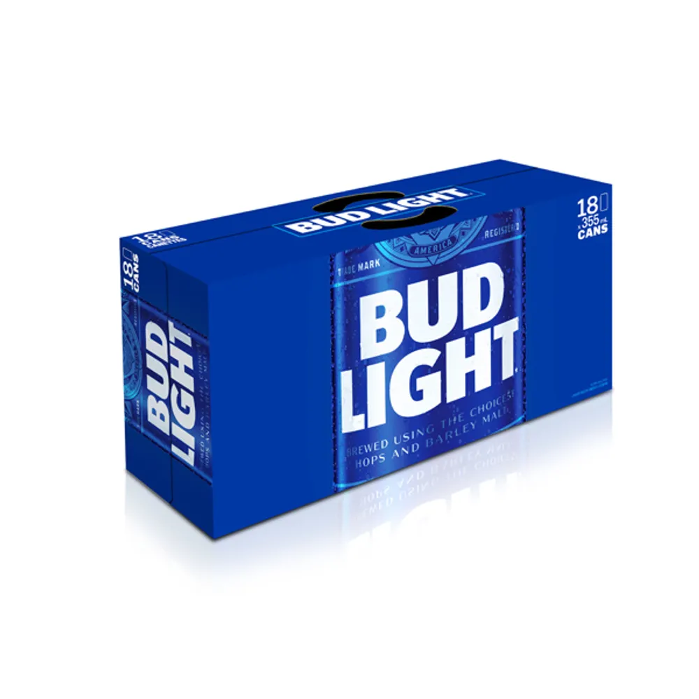 Bud Light Lager 18 Can Pack