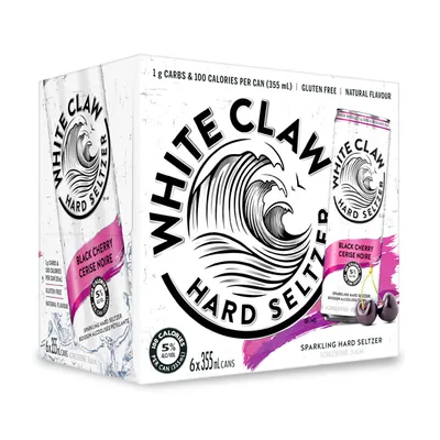 White Claw Black Cherry Hard Seltzer