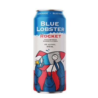Blue Lobster Rocket Vodka Soda