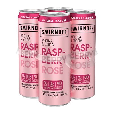Smirnoff Soda Rasp Rose