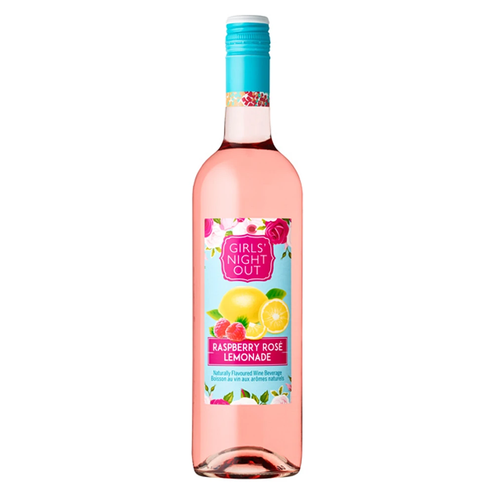 Girls' Night Out Raspberry Rosé Lemonade