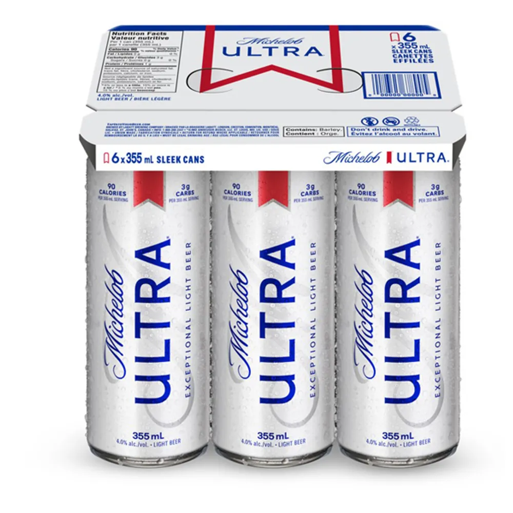 Michelob Ultra Lager 6 Can Pack