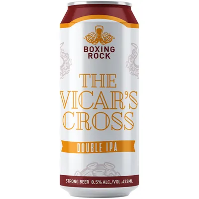 Boxing Rock Brewing Vicars Cross Can