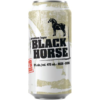 Black Horse Lager Can