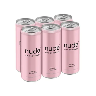 Nude Vodka Pink Lemonade Can