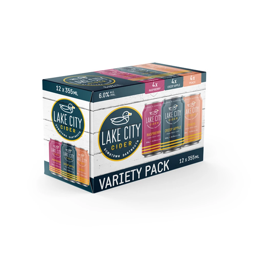 Lake City Cider 12 Can Variety Pack