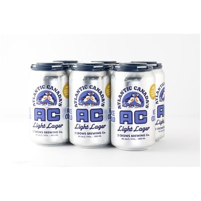 2 Crows AC Light Lager 6 Pack Cans