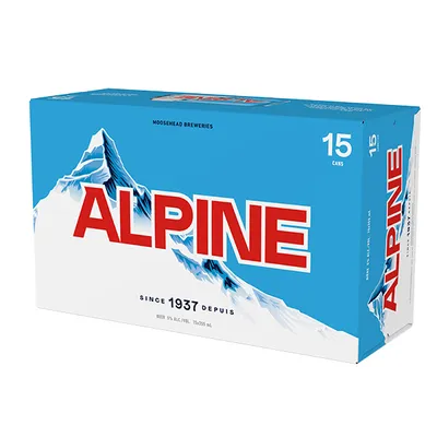 Alpine Lager 15 Pack Can