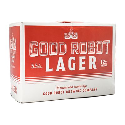 Good Robot Lager 12 Pack Can