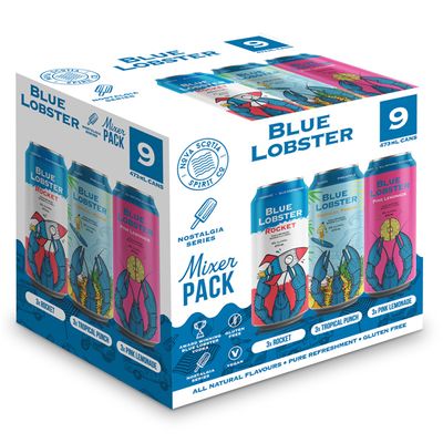 Blue Lobster Vodka Nostalgia Mixer Pack