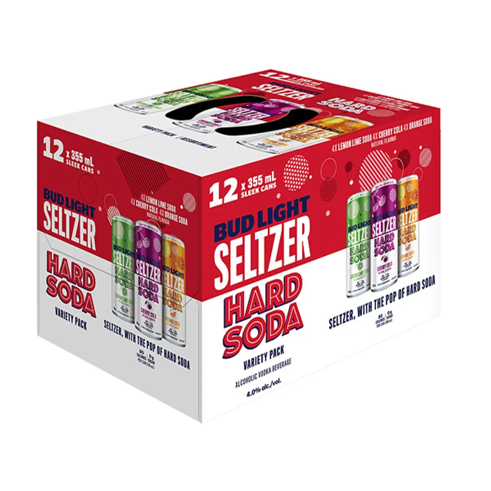 Bud Light Vodka Seltzer Hard Soda 12 Cans