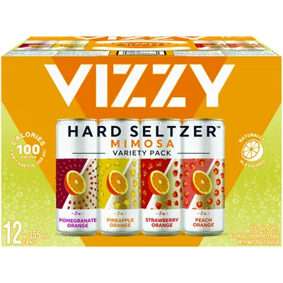 Vizzy Mimosa Vodka Variety Pack 12x355 Cans