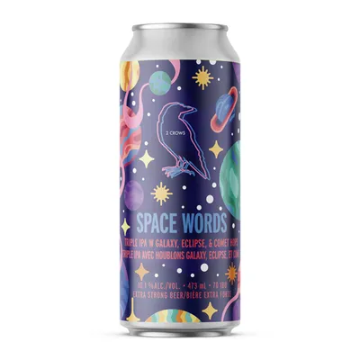 2 Crows Space Words Triple Ipa