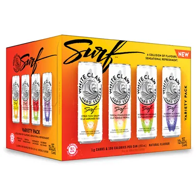 White Claw Surf 12 Can Variety Pack