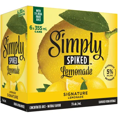 Simply Spiked Lemonade