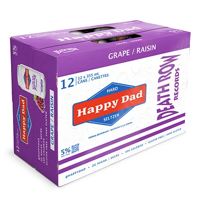 Happy Dad Hard Seltzer Grape