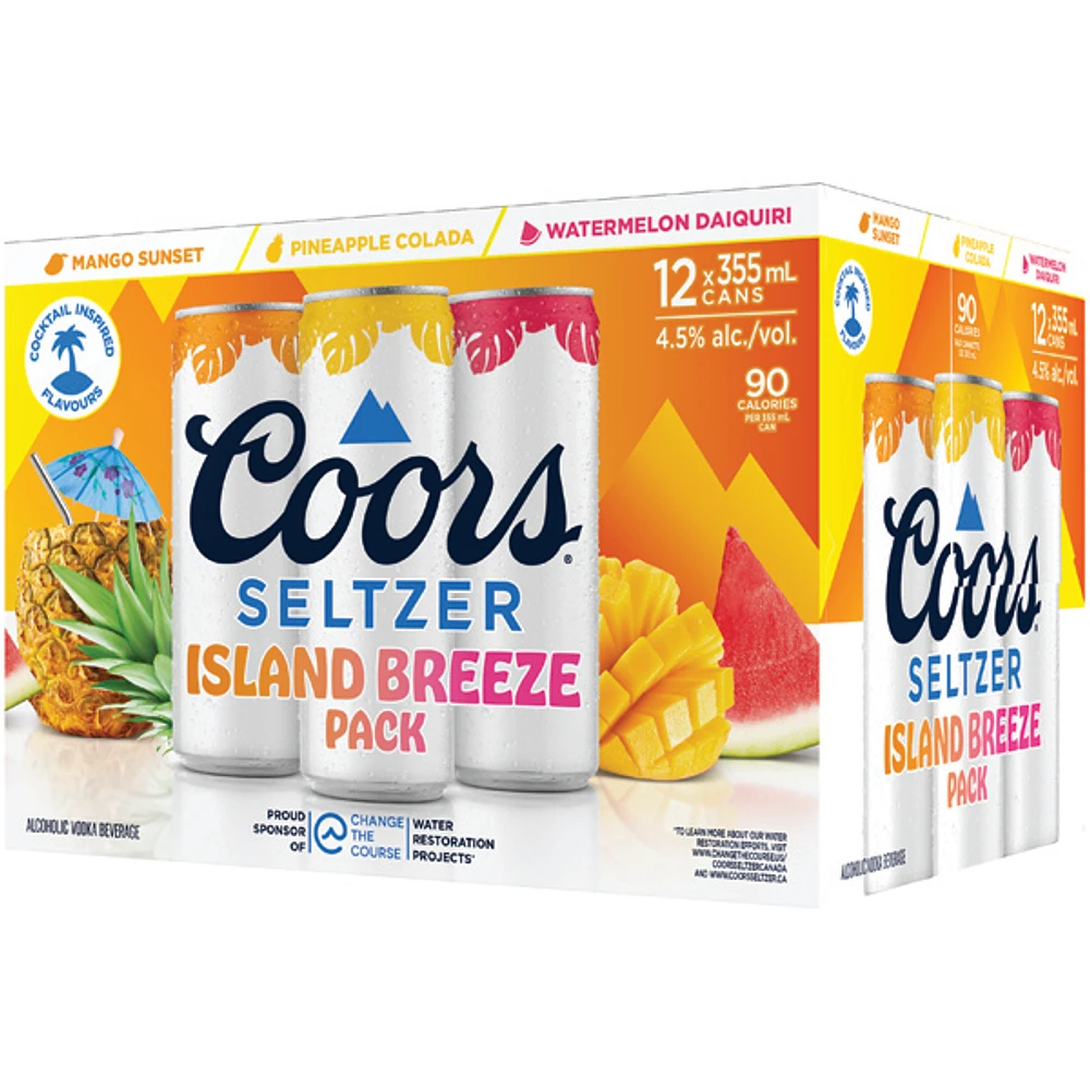 Coors Seltzer Island Breeze Variety Pack