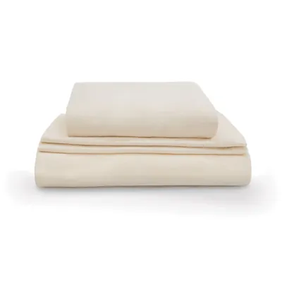 Organic Cotton 400TC Pillowcase Pair Natural