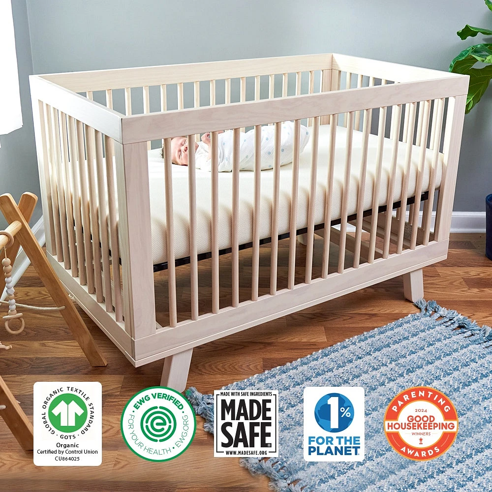 Organic Breathable Baby Crib Mattress (2-Stage)