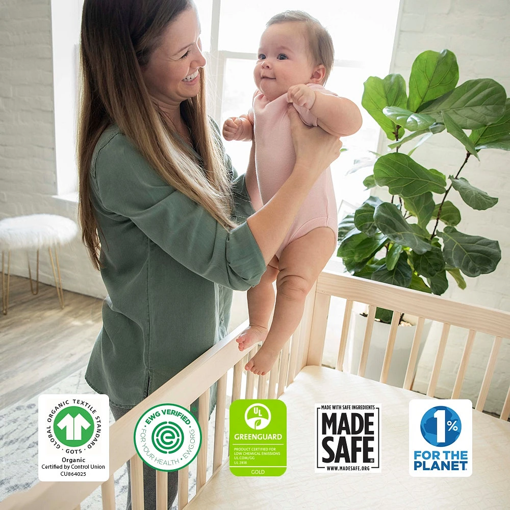 Organic Breathable Ultra Baby Crib Mattress (2-Stage)