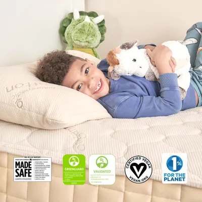 PLA Pillow with Organic Fabric (Non-toxic Kids Pillow)