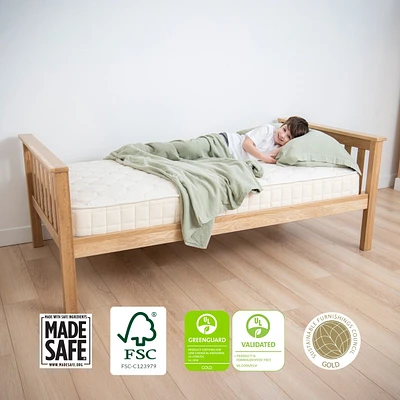 Savona Full Platform Bed FSC® Oak - Natural