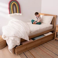 Savona White Oak Kids Bed Trundle/Divider