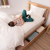 Savona White Oak Kids Bed Trundle/Divider
