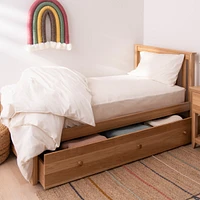 Savona White Oak Kids Bed Trundle/Divider