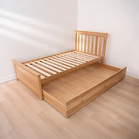 Savona White Oak Kids Bed Trundle/Divider