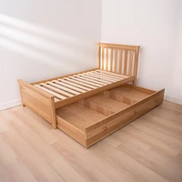 Savona White Oak Kids Bed Trundle/Divider