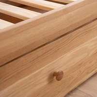 Savona White Oak Kids Bed Trundle/Divider