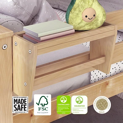 Savona White Oak Kids Bedside Tray