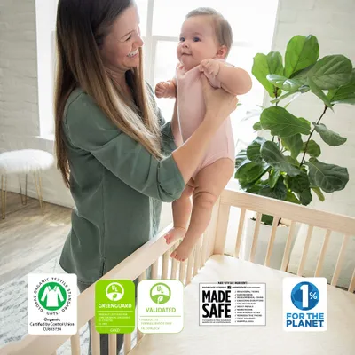 Organic Breathable Ultra Baby Crib Mattress (2-Stage)