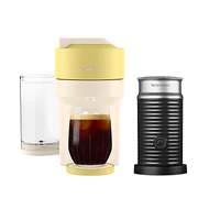 Vertuo Pop+ Sunny Yellow & Aeroccino bundle