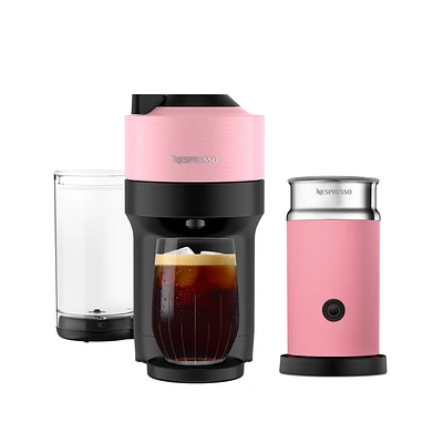 Vertuo Pop+ Candy Pink & Aeroccino Pink bundle