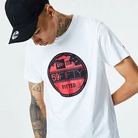 Playera Manga Corta New Era Essentials Blanca