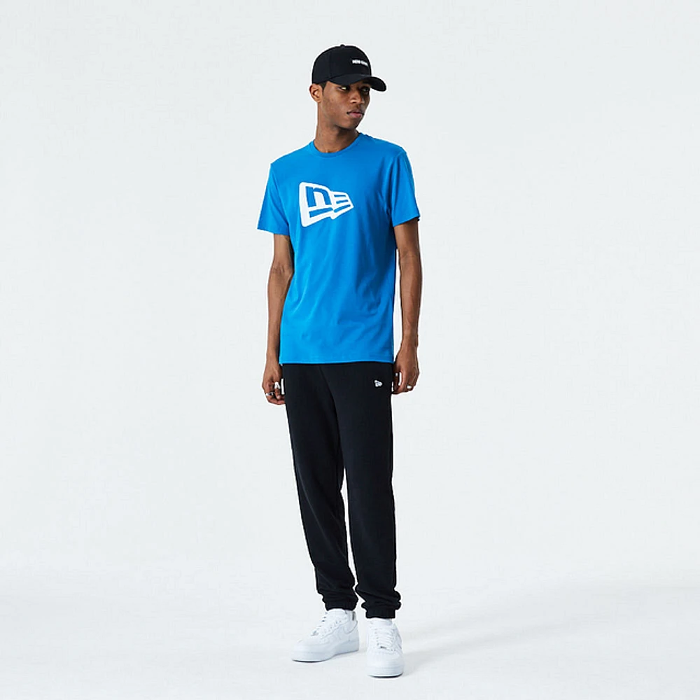 Playera Manga Corta New Era Essentials Flag Azul