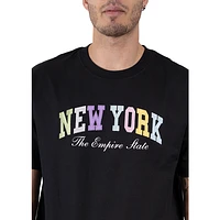 Playera Manga Corta New Era Foundation Essentials Negra